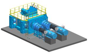 ROP roller press high pressure grinding system